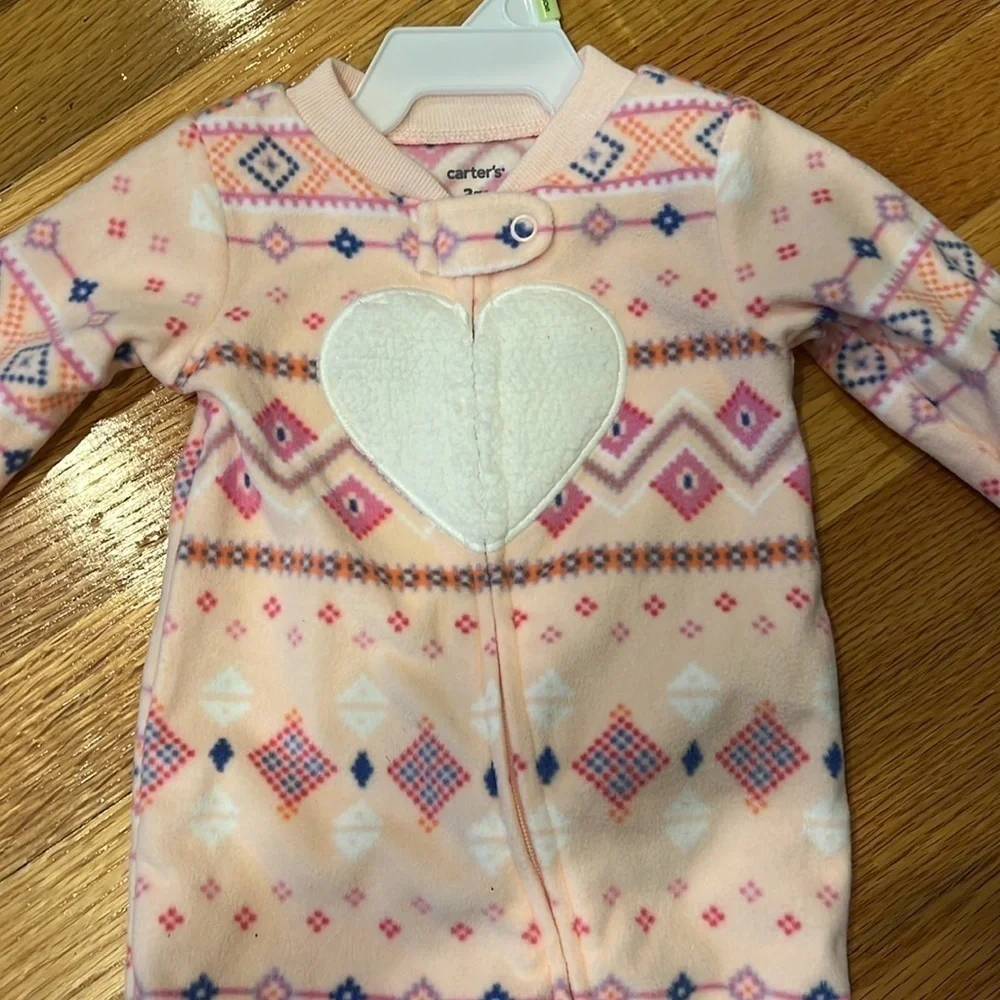 NWT Baby Girl Zip Up Onesie 3 months